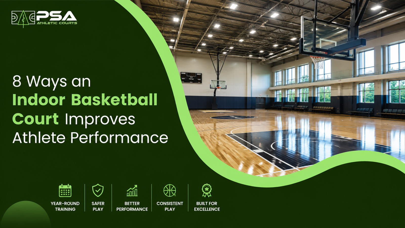 8 Ways an Indoor Basketball Court Improves Athlete Performance